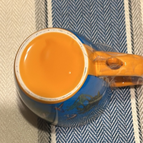 Vintage State of Florida Orange and Blue Coffee Tea Mug with Matching Spoon - Picture 5 of 5
